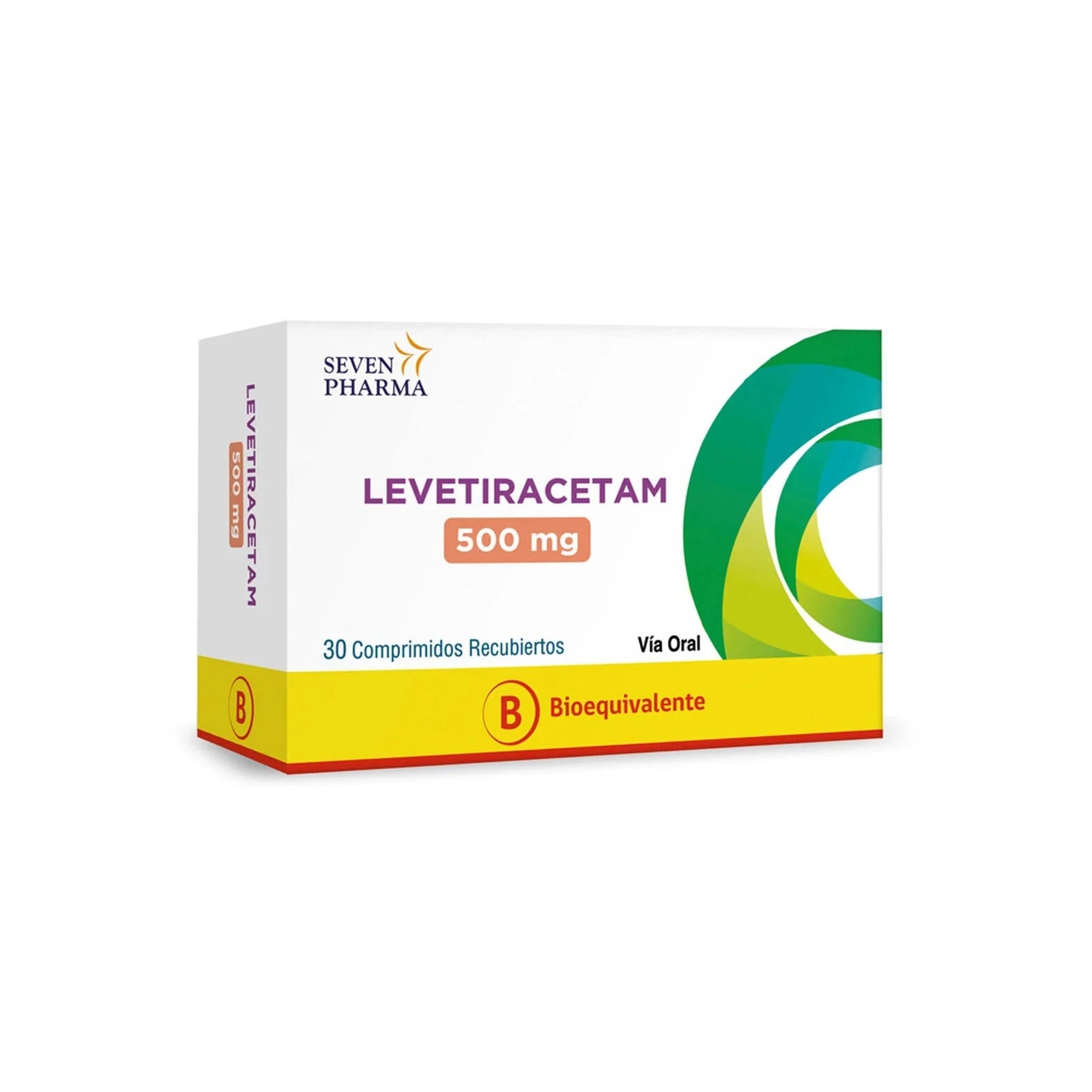 Levetiracetam 500mg x 30 Comprimidos SEVEN PHARMA